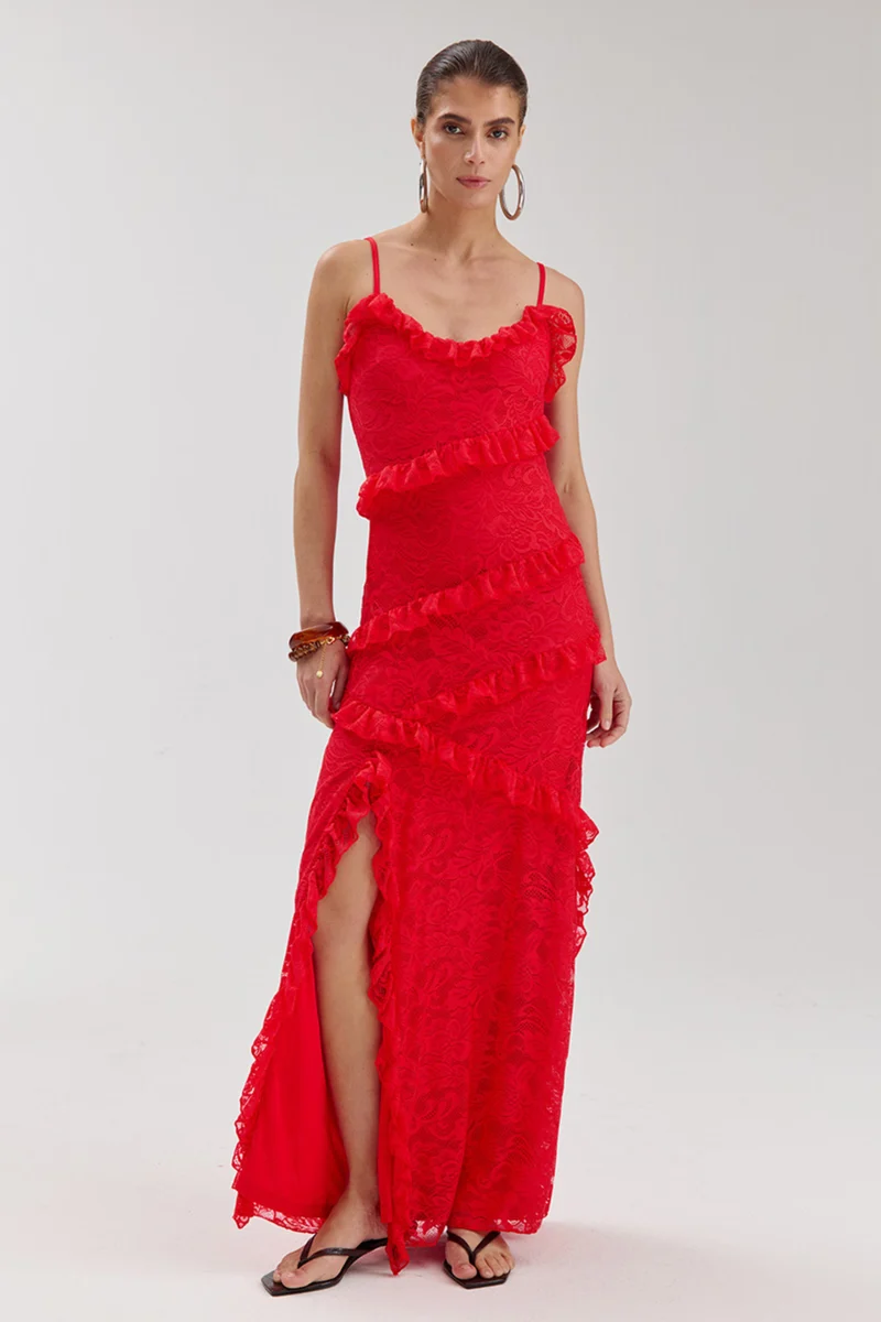 Jurk Sammie Poppy Red HS6P910