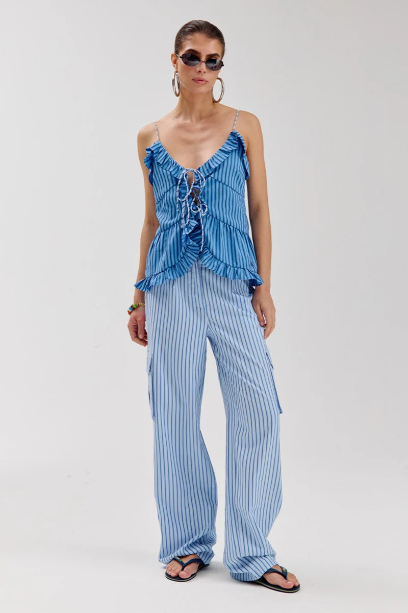 Broek Daan Blue Stripe HS6P103