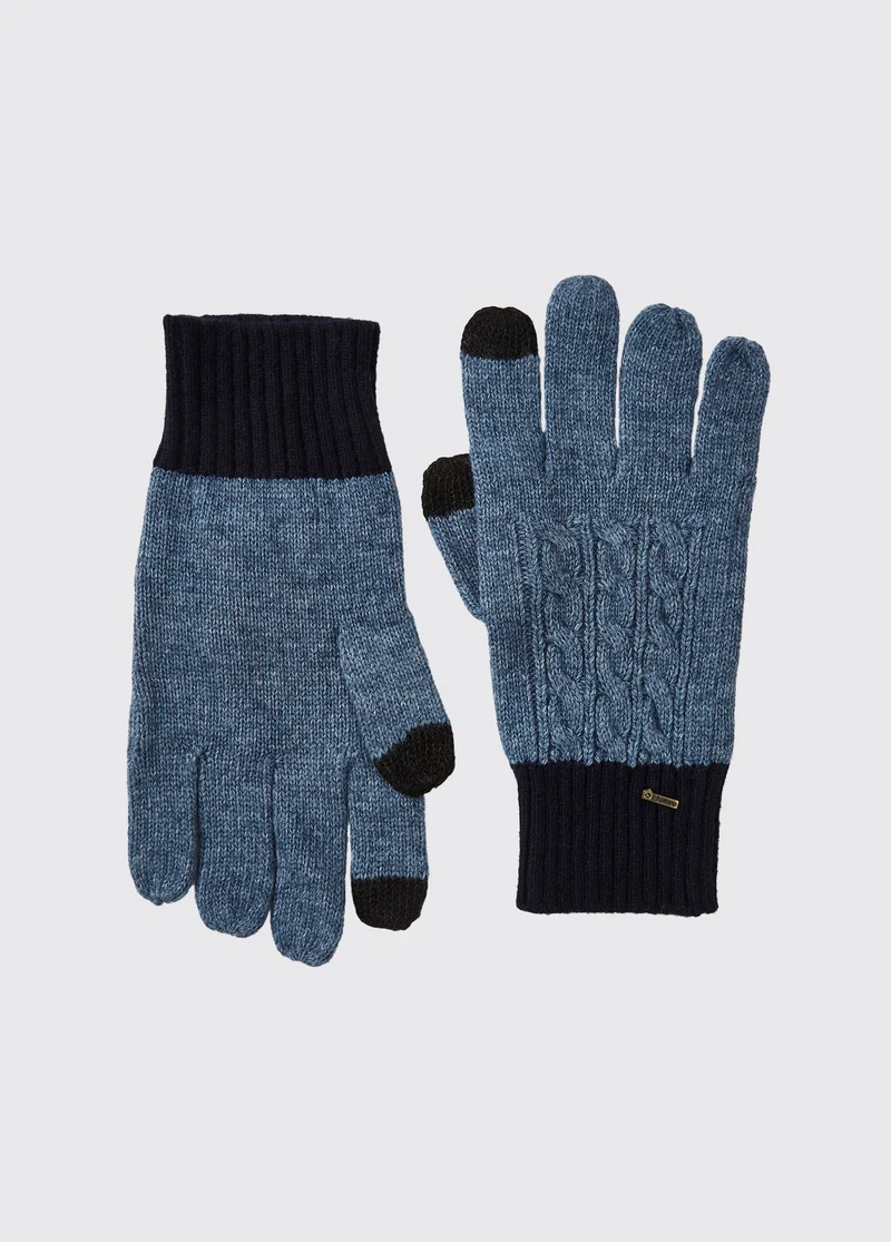 Ballyhide Gebreide Handschoenen - Navy