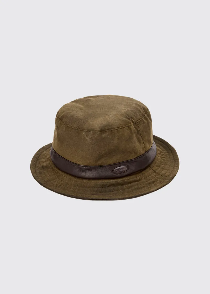 Macreddin Wax bucket hat - Olive