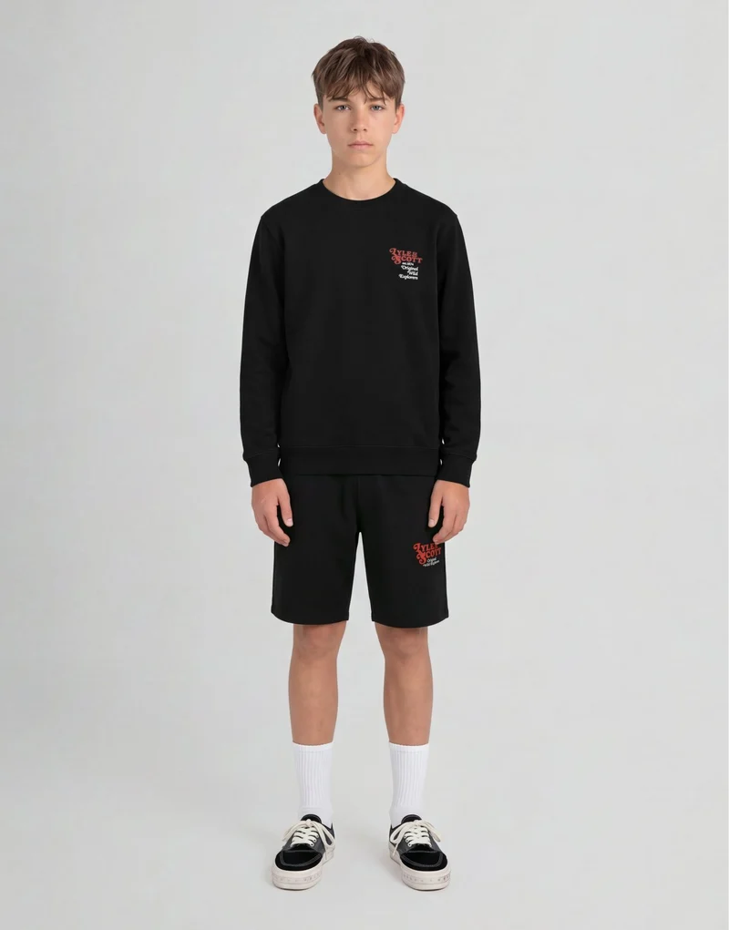 Landscape Graphic Sweat Short