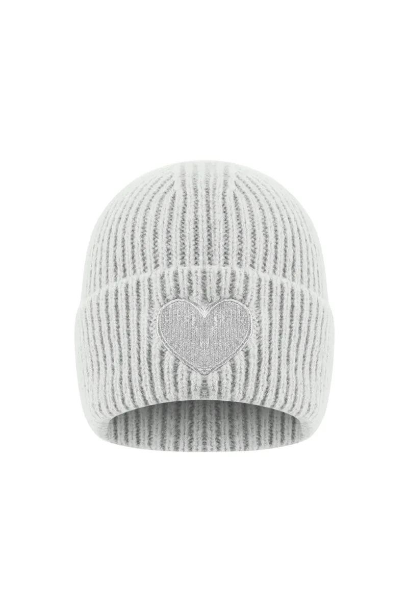 Wintermuts met Geborduurd Hartje – 11 Kleuren | Herfst & Winter