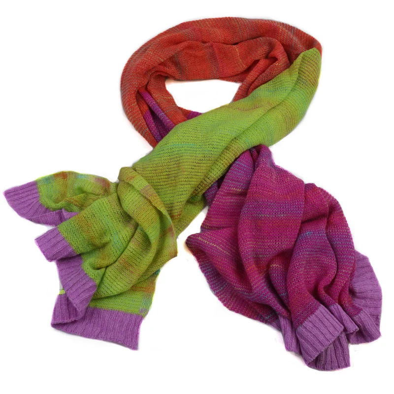 Eribé Treeline Wrap Starburst | Lammwolle & Kid Mohair | Made in Scotland