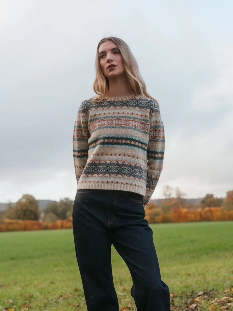 Eribé Westray Pullover Roslyn | 100% Shetlandwolle | Made in Scotland