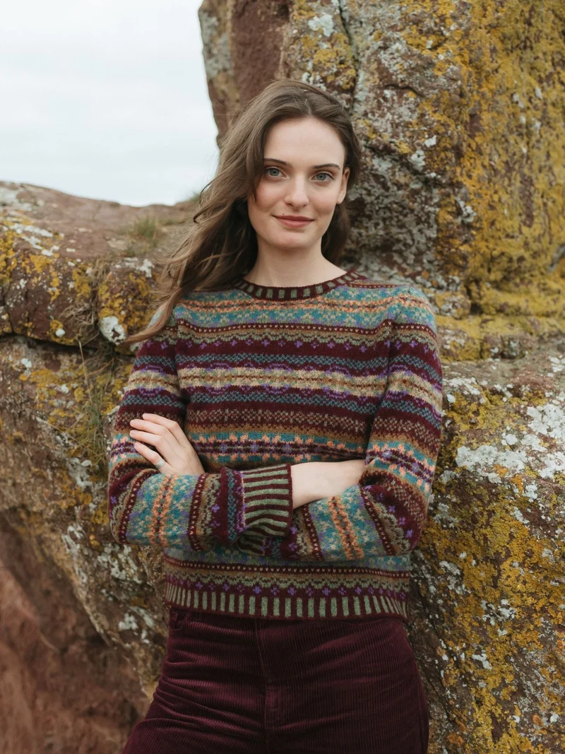 Eribé Westray Pullover Erica | 100% Shetlandwolle | Made in Scotland