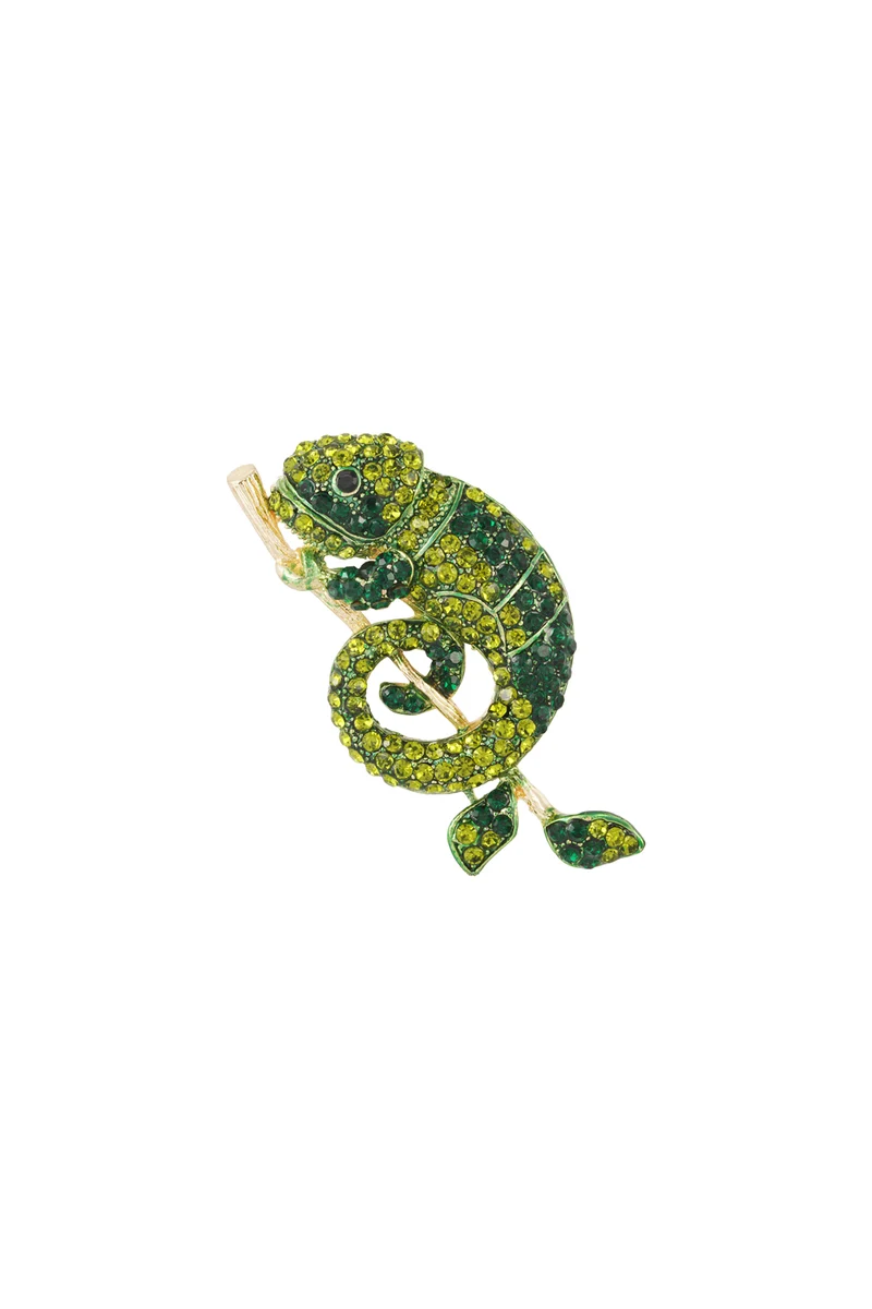 Groene & Fuchsia Broche – Kleurrijk Dames Accessoire