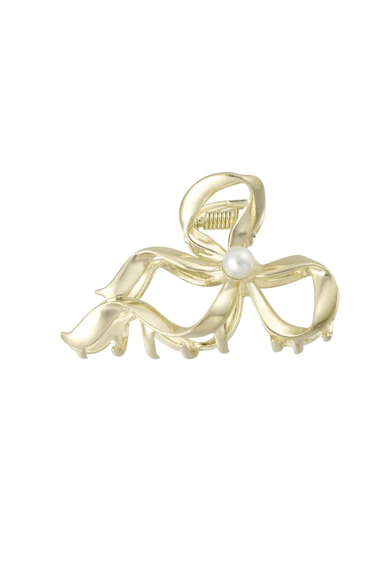 Goudkleurige Haarspeld – Metalen Dames Haaraccessoire