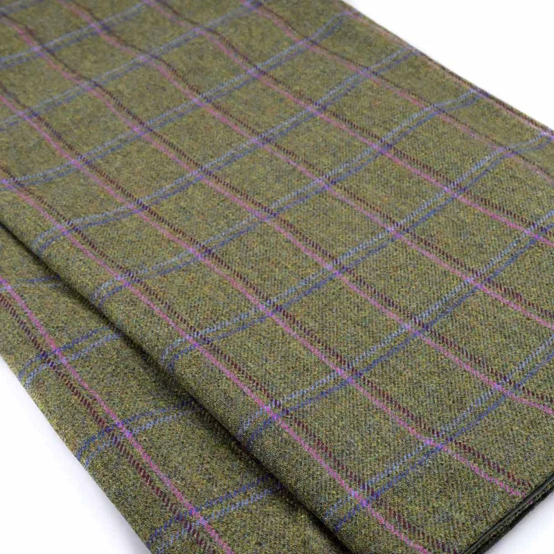 Kuuhi Familie Tweed Picknickdecke Dee | Dunkelgrün · 500g/m² Tweed · Wasserdicht