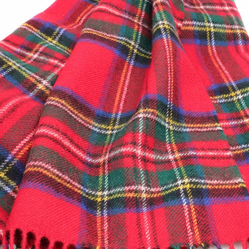 Lochcarron Tartan Lammwolle Schals Royal Stewart
