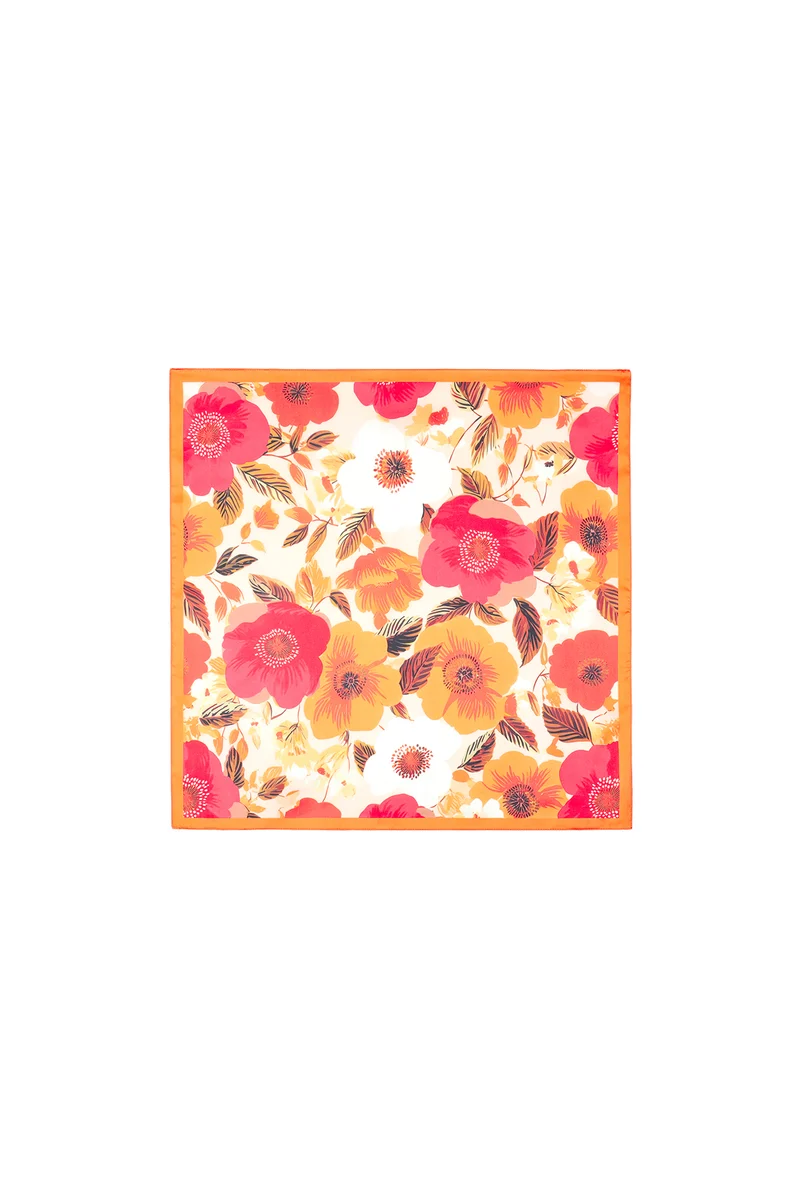 Zomersjaal met Bloemenmotief – Polyester | Romantic Series | Dames