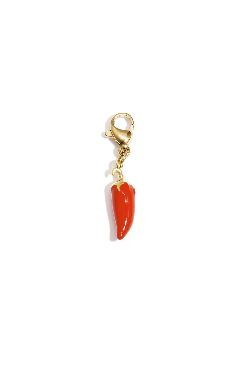Chili Peper Charm Bedel Emaille – Spicy DIY Armband | Lilli June