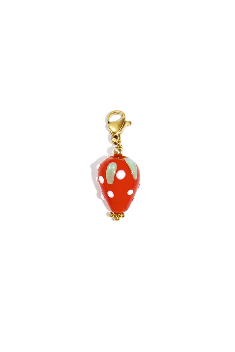 Rode Fruit Charm Bedel Resin – DIY Armband Lente/Zomer | Lilli June