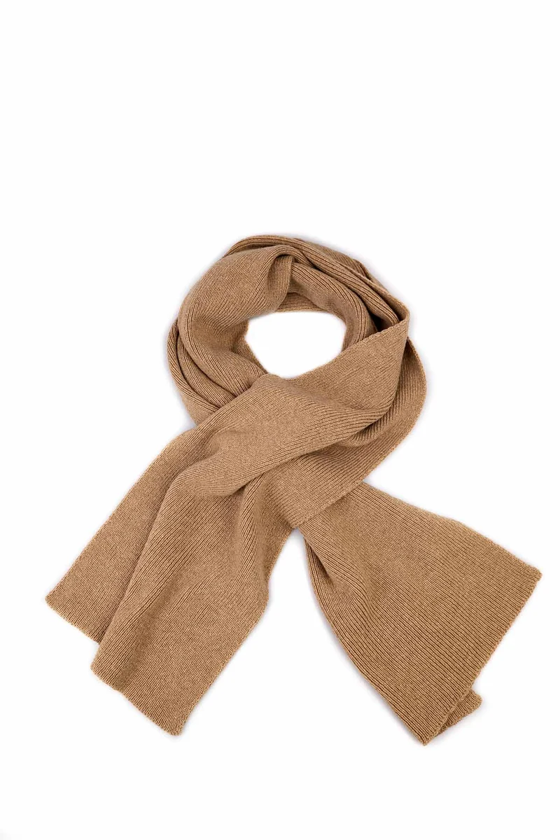 Robert Mackie Super fine Wolle & Kaschmir Schal Beige
