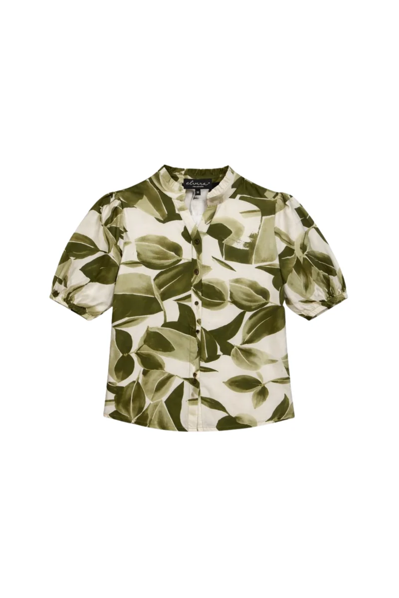 Blouse Mira Green Desert Flower