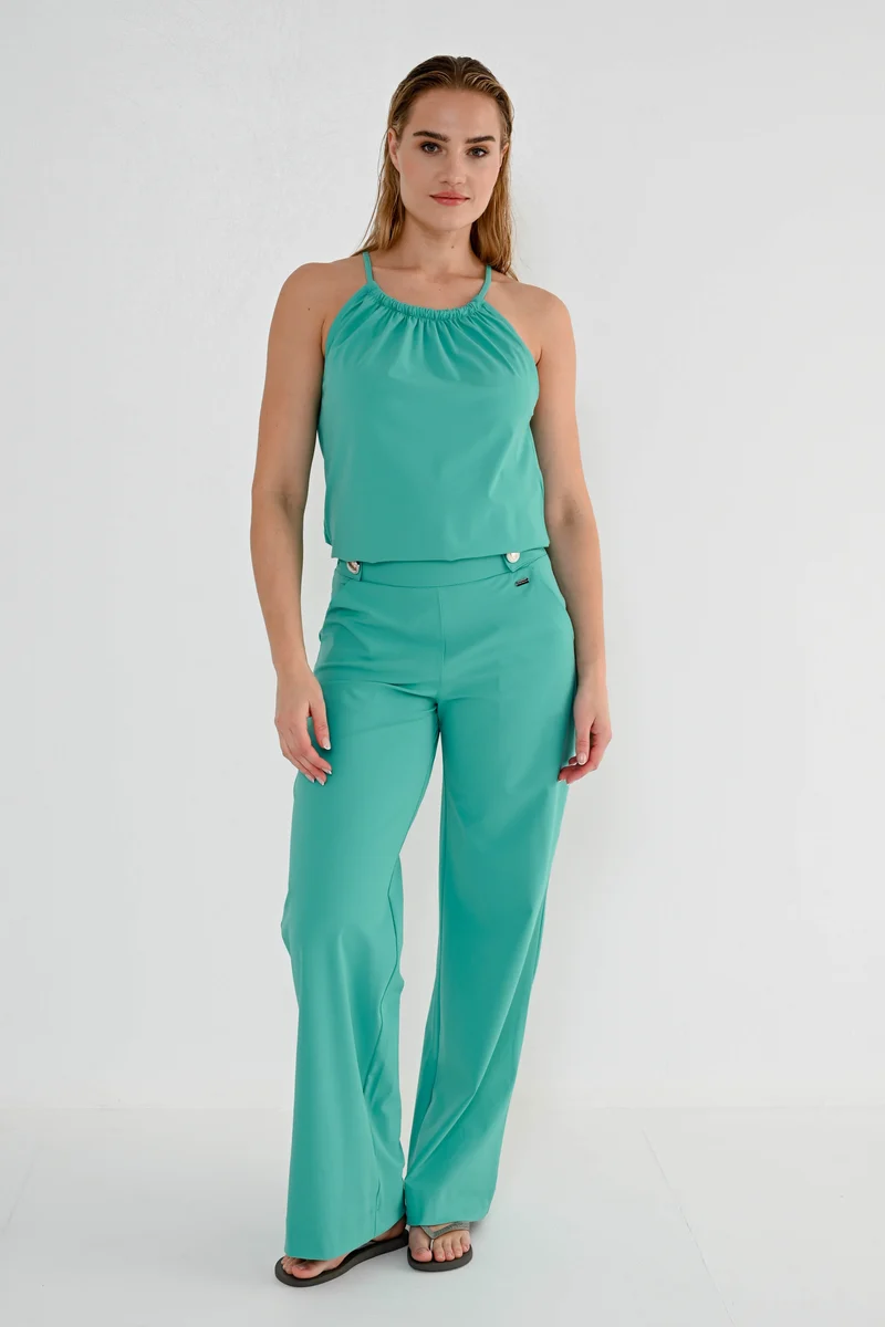 Travel Broek Xavi Bright Aqua