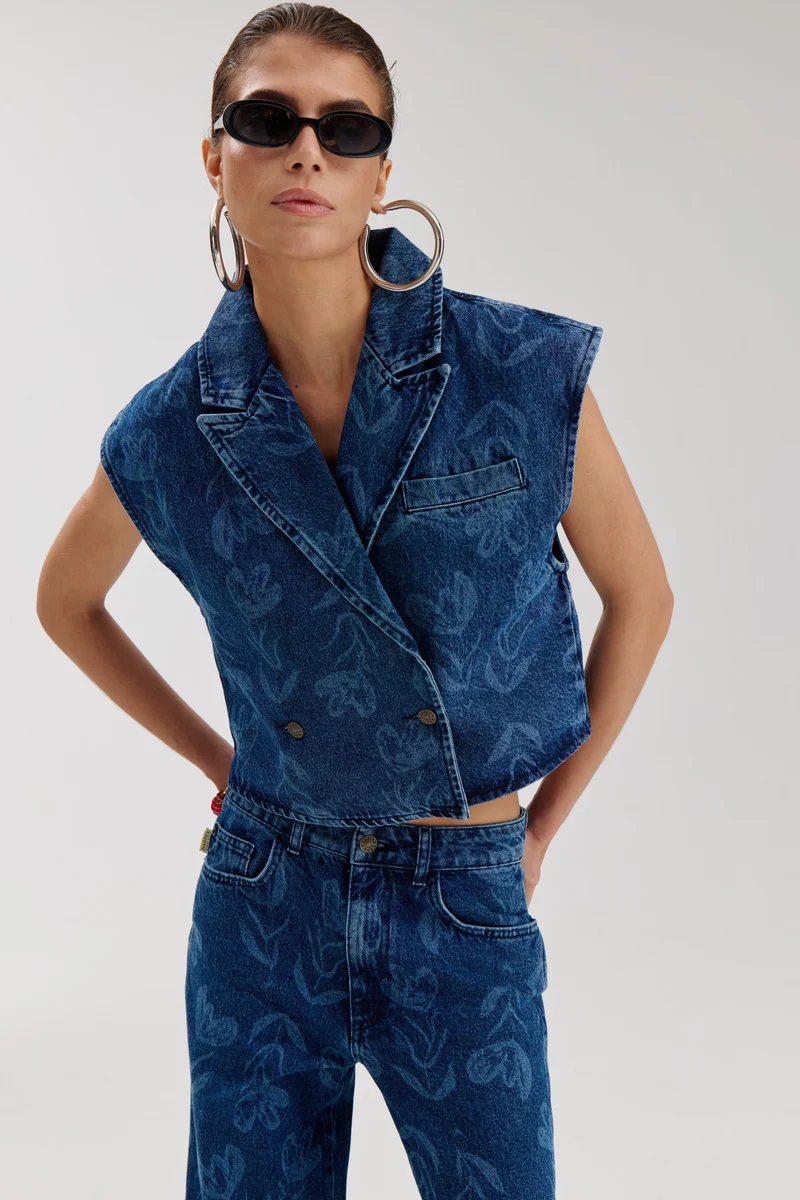 Gilet Esmee Mid Blue SS6D203