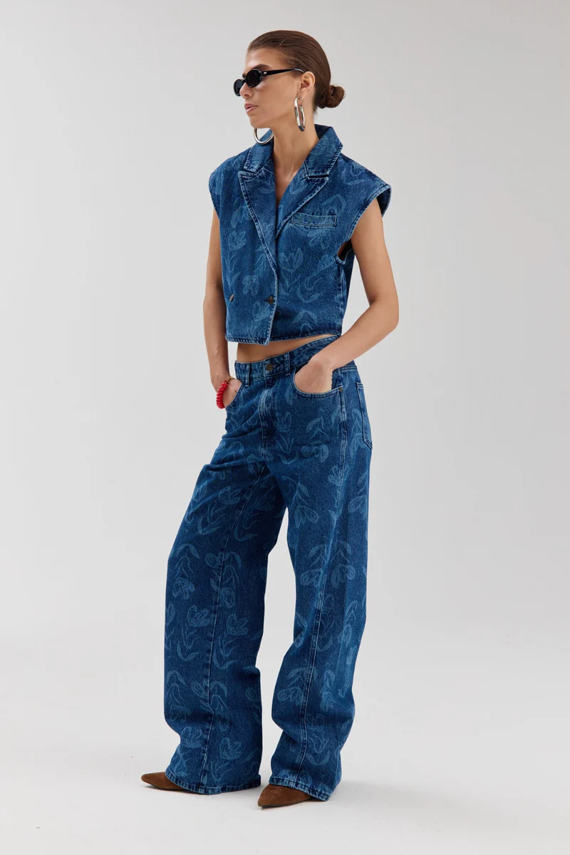 Jeans Mayra Mid Blue SS6D109