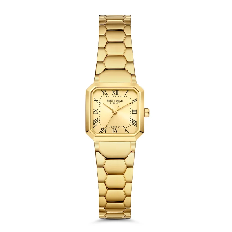 Parte di Me Orologio vierkant dameshorloge goudkleurig PDM09030
