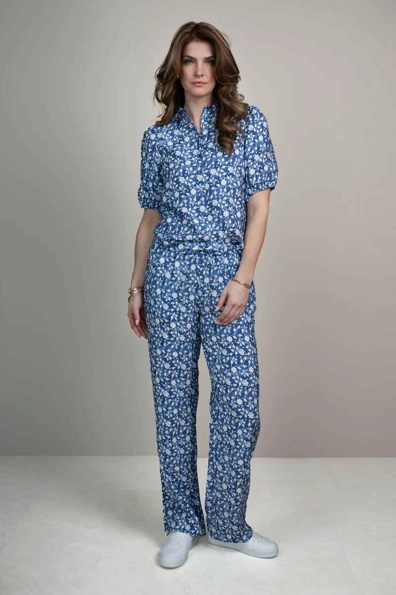 Broek Sophia Greek Flowers