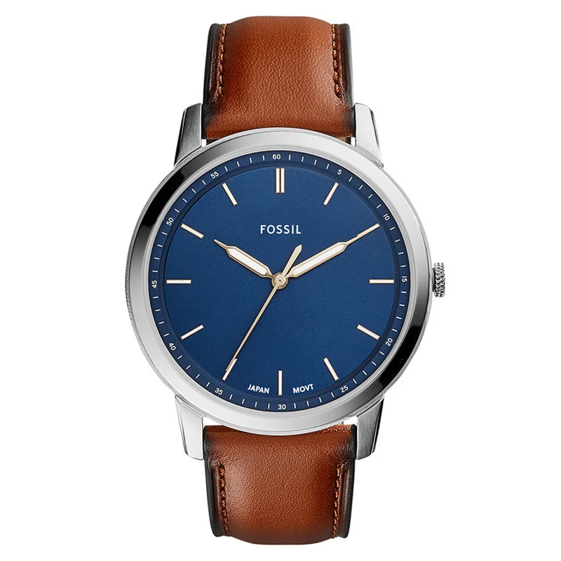 Fossil The Minimalist Silver and Blue Men's Watch FS5304