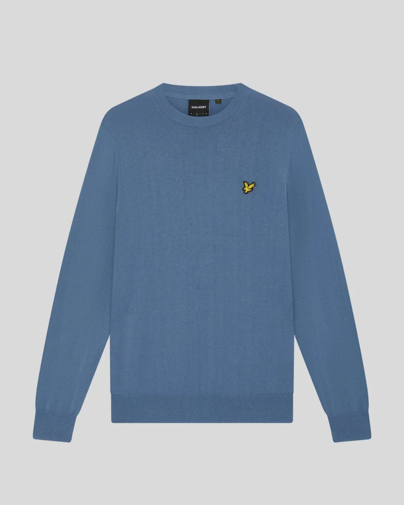 Cotton Merino Crew Neck Jumper