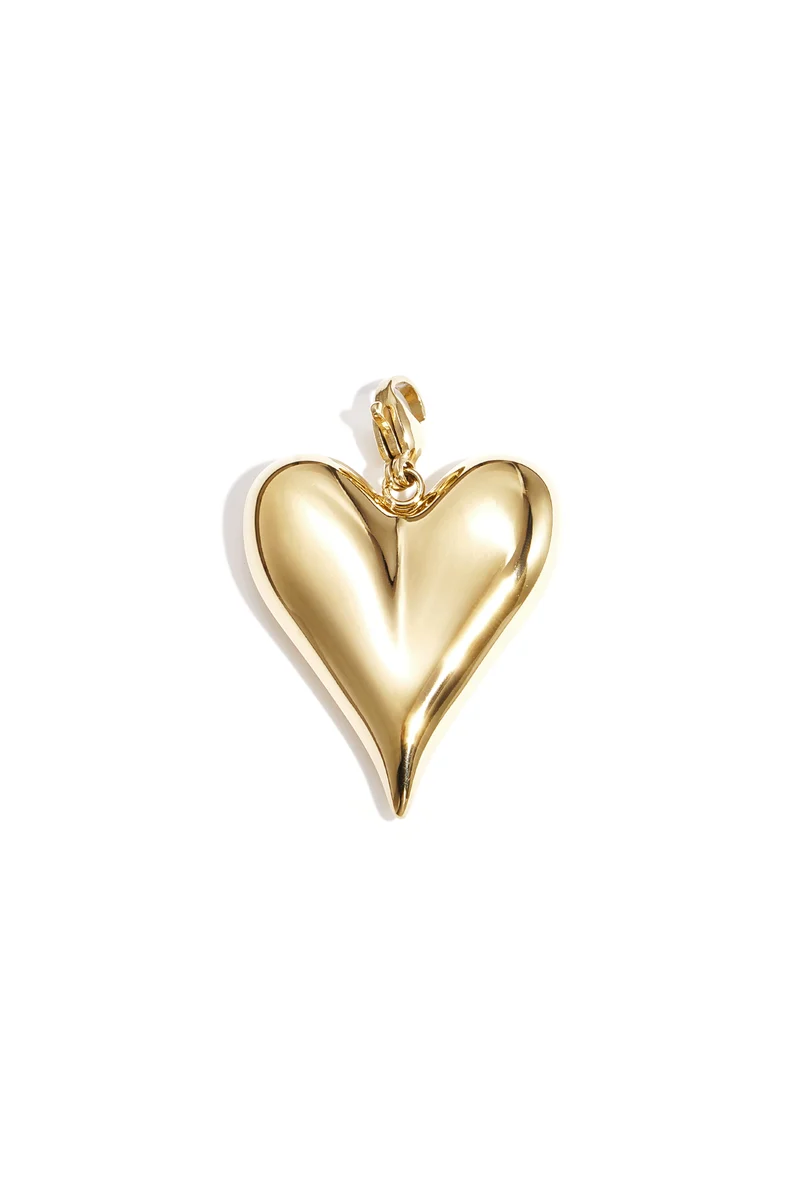 Hart Ketting Bedel RVS - Symbool van Liefde en Vriendschap Lilli June