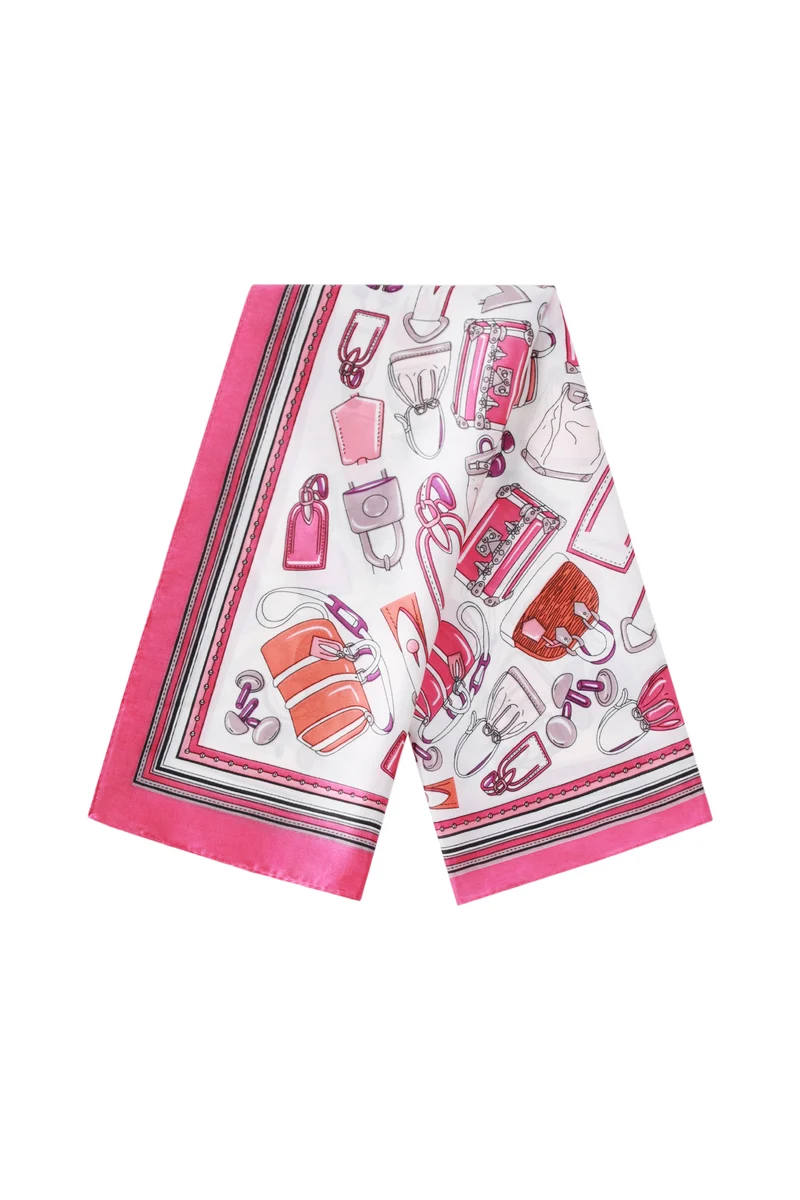 Zomersjaal Dames 70x70cm roze