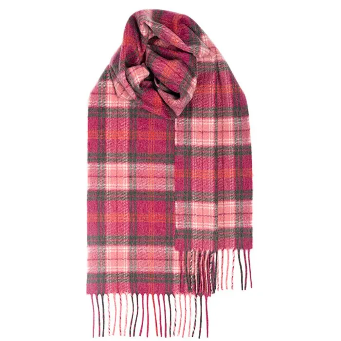 Lochcarron Kaschmirschal Hunting Rose