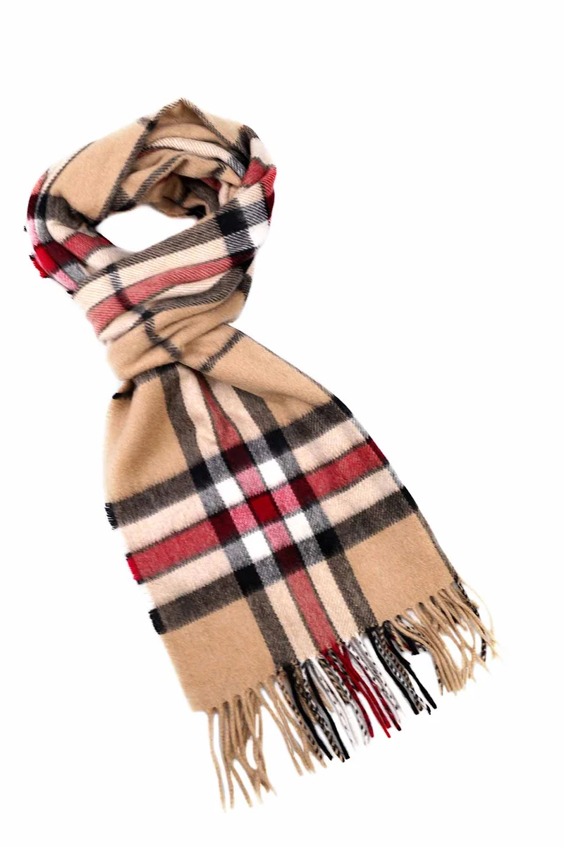 Kinalba Großer Kaschmir Stola | Thomson Tartan Kamel