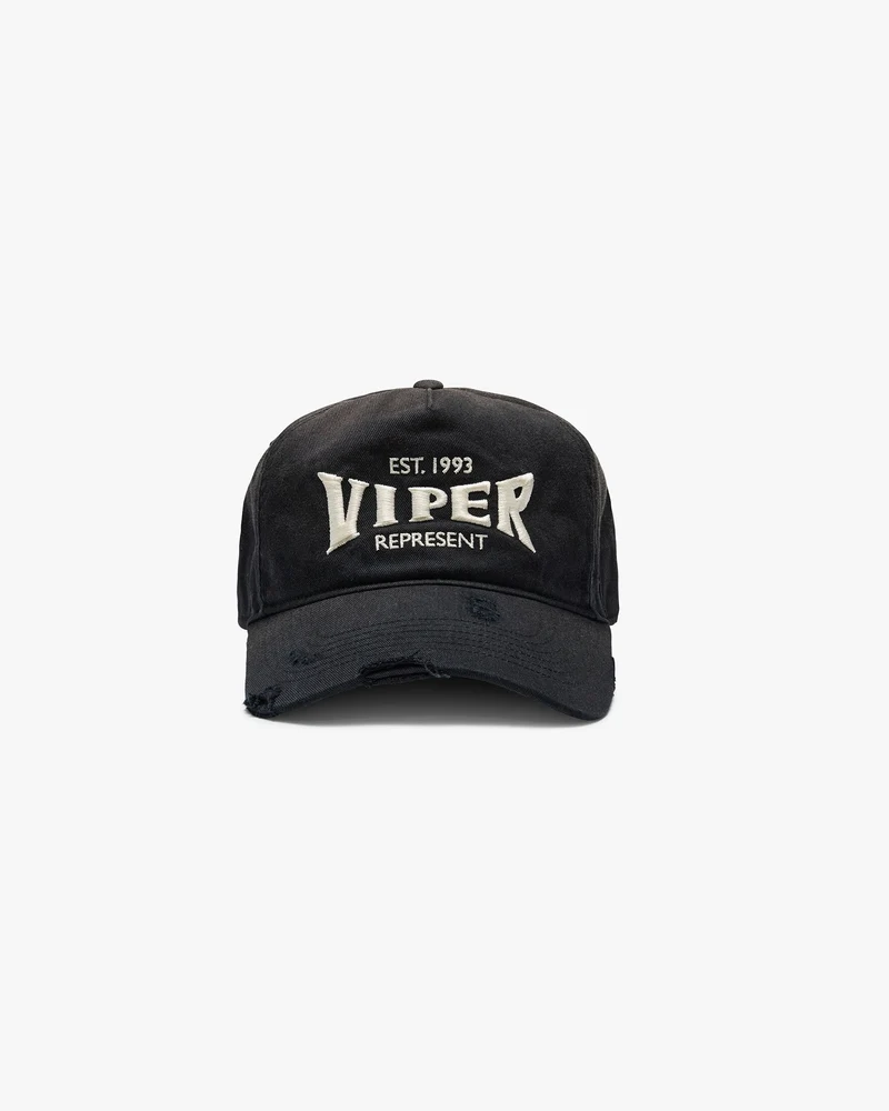 Represent x Viper Room x 47 Cap - Washed Black