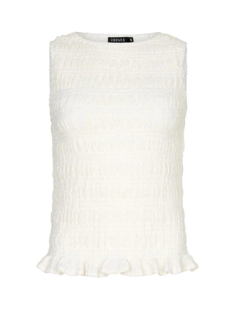 Top diana off-white