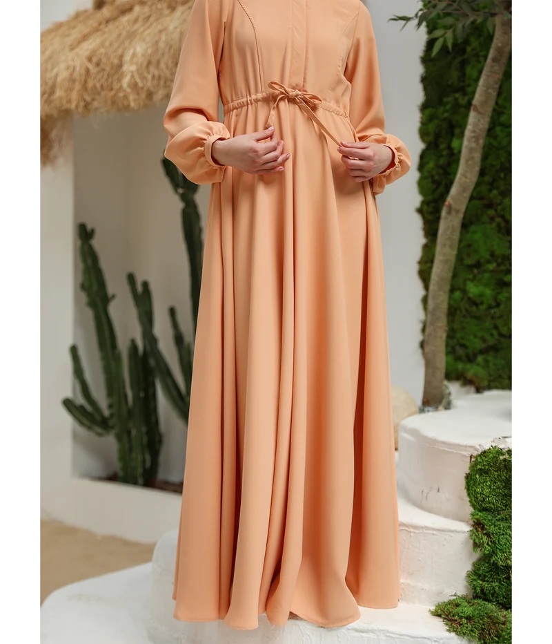 Abaya Maleekah TAYMA - Salmon