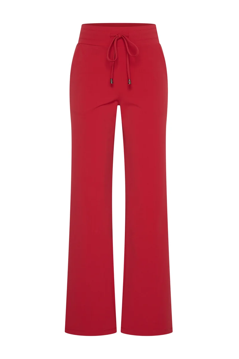 Heavy Travel Broek Flared Red 202136