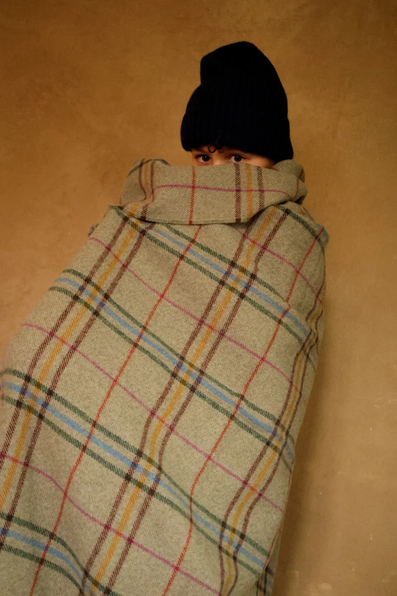 Kuuhi Schottische Tartan Plaid Isle of Barra | 100% Lammwolle