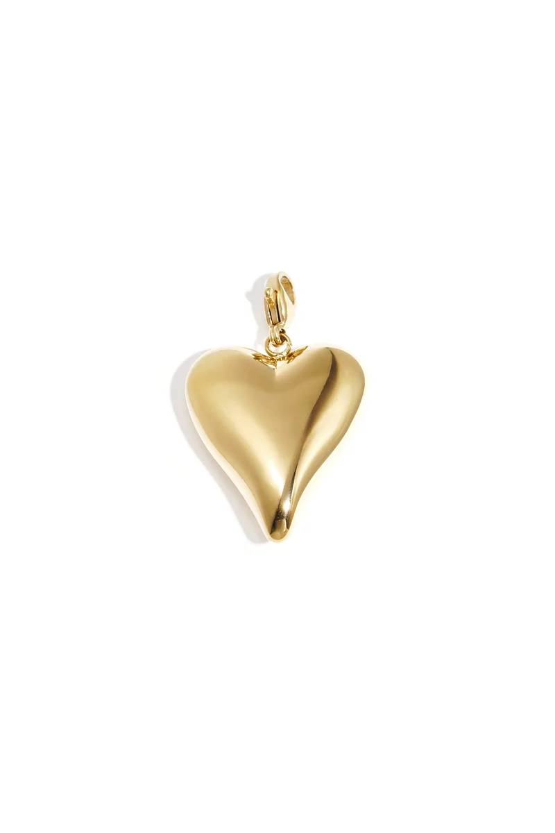 Bedel Hart Goud - Charm voor Armband en Ketting - Simple Series