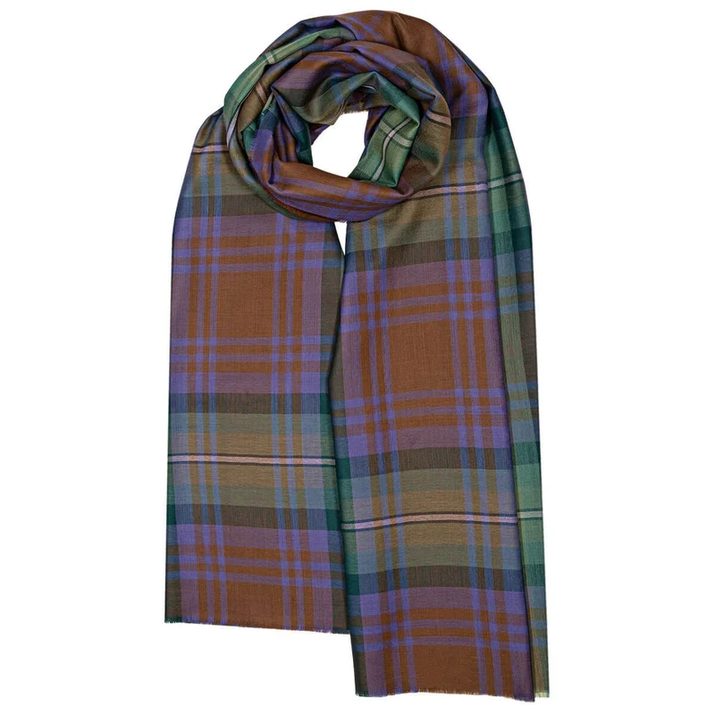 Lochcarron Extrafein Merino Wolle Stola | Isle of Skye Tartan