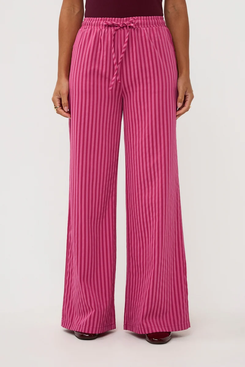Broek Thirza Berry Pink Tall
