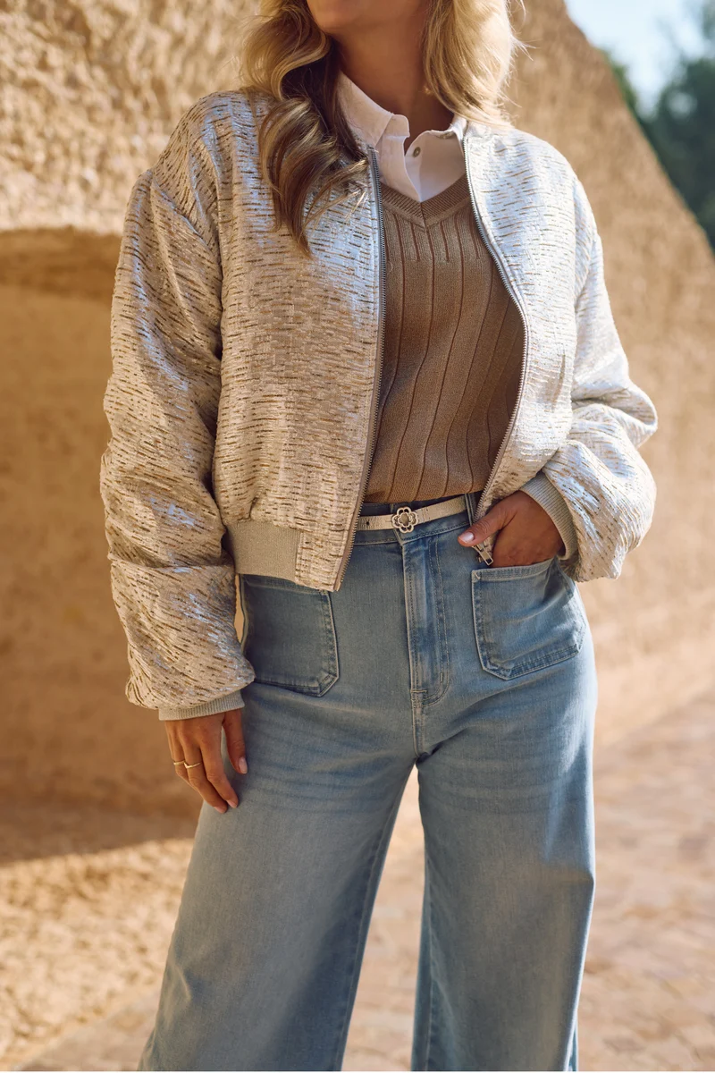 Jacket Babette Silver Camel NKS13096