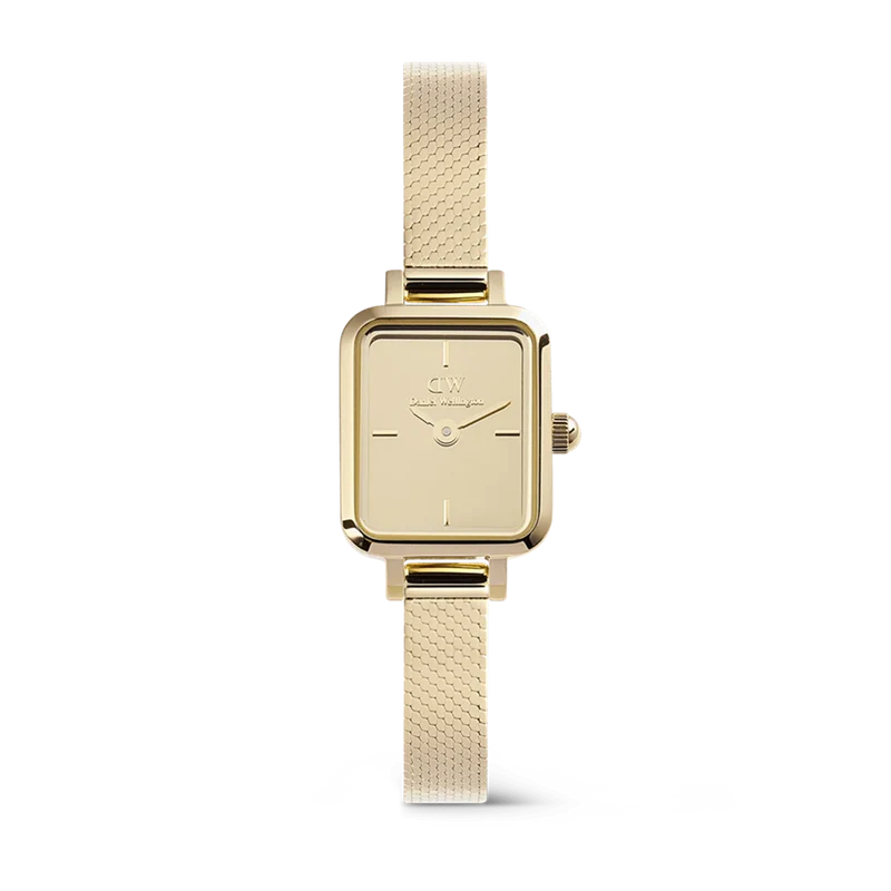 Daniel Wellington Petite&Quadro Mini Reflection Gold Women's Watch DW00100801