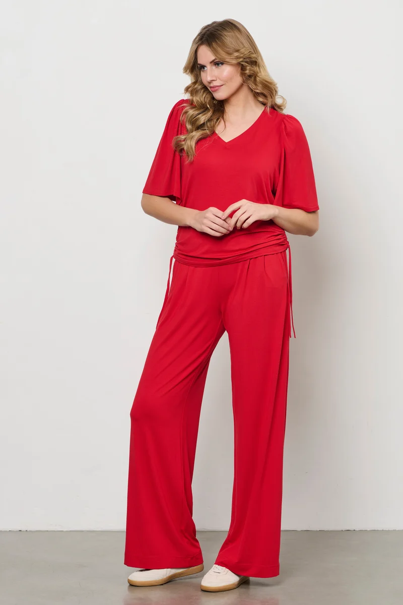 Broek Millie Stone Red PA370