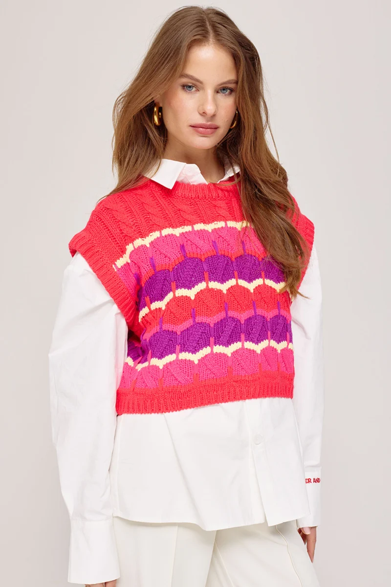 Spencer Nonna Multi Spicy Red SS25P404