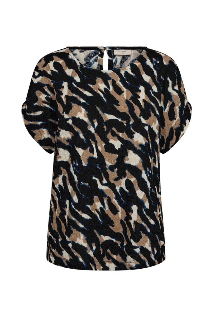 Blouse Fqnalia Black Silver Mink
