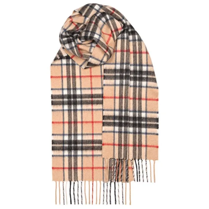 Lochcarron Kaschmirschal Thomson Camel