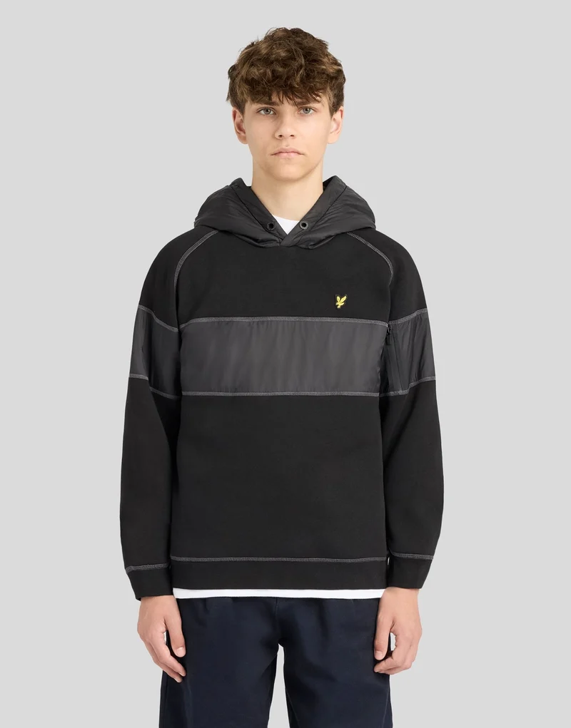 Contrast Panel Hoodie