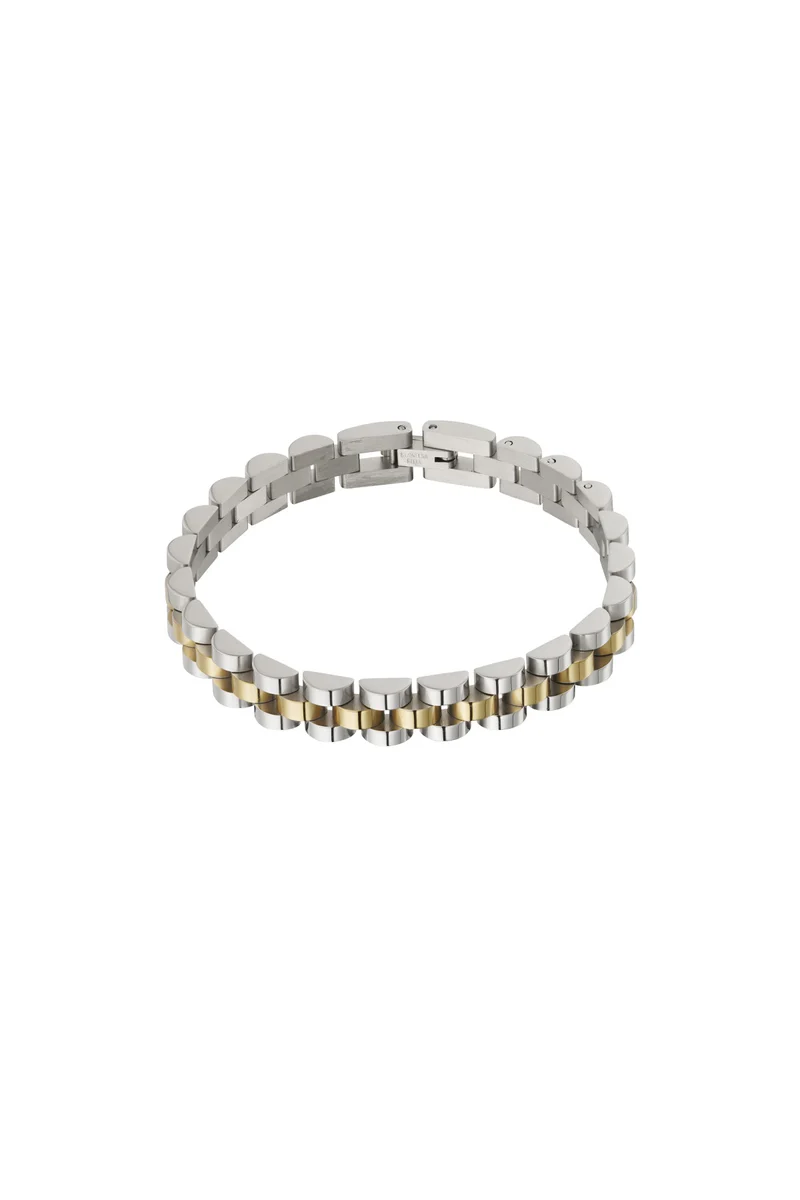 Schakelarmband Roestvrij Staal Goud - 18cm