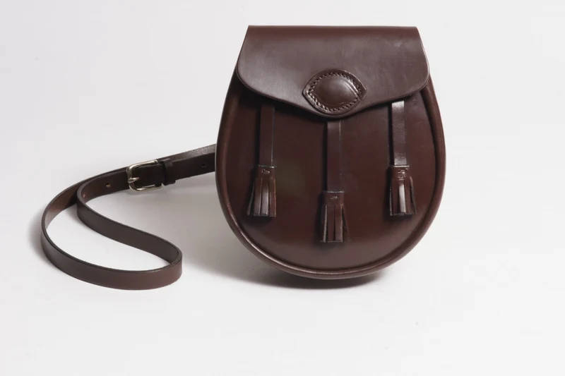McRostie Hastings Sporran Handtasche | Leder Braun