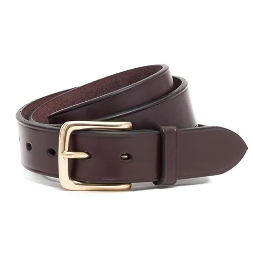 McRostie Herren Leder Gürtel Glenavon Braun