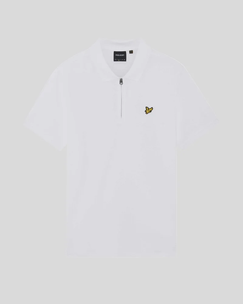 1/4 Zip Short Sleeve Polo Shirt