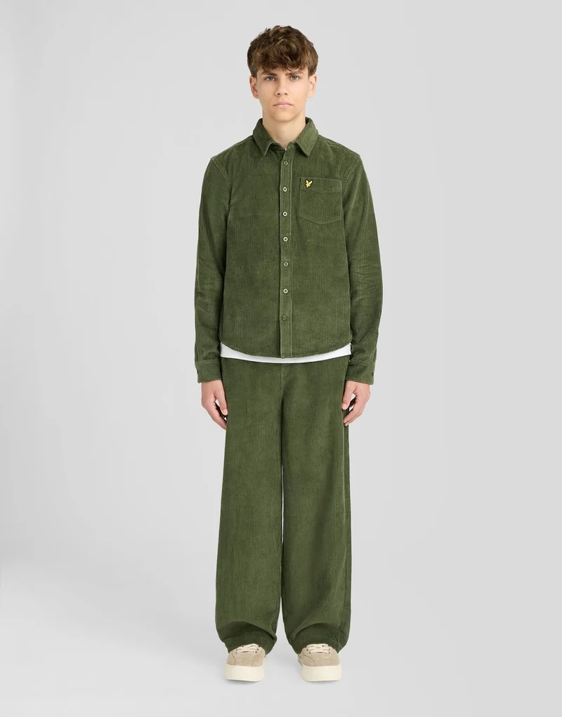 Straight Leg Corduroy Trousers