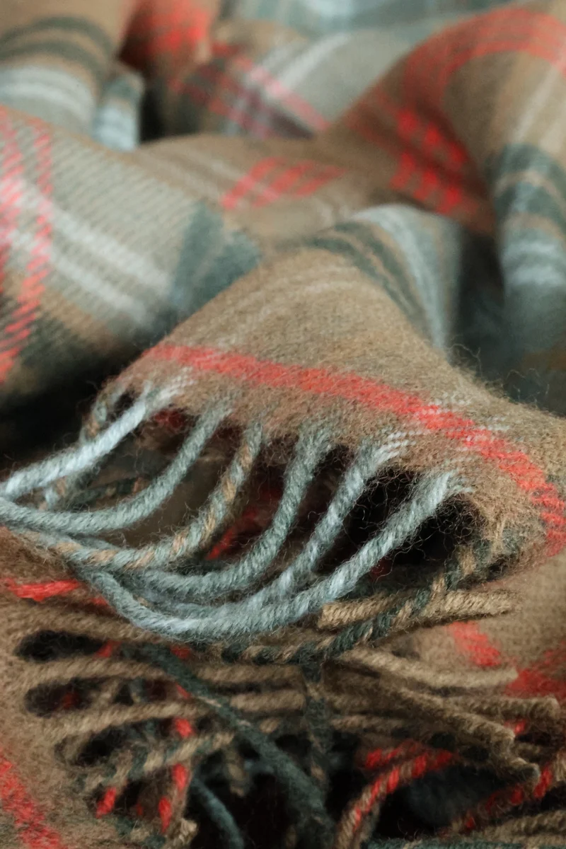 Lochcarron Wolldecke Schottenkaro Hunting Weathered